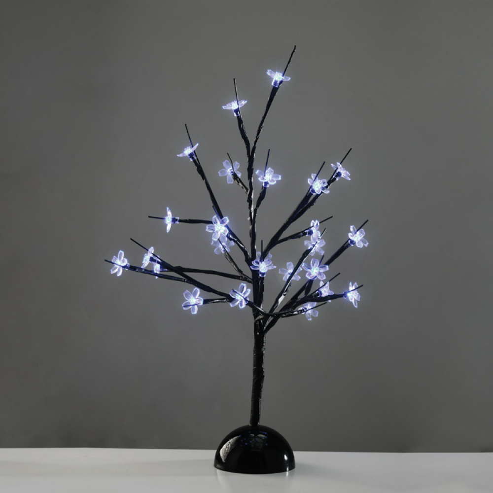 ^ TABLE TREE 25 LED ΣΧΕΔΙΟ ΛΑΜΠΑΚ ΜΕ ΜΠΑΤΑΡΙΑ 3xAA ΨΥΧΡΟ ΛΕΥΚΟ IP20 10x10x45cm  -X1025211